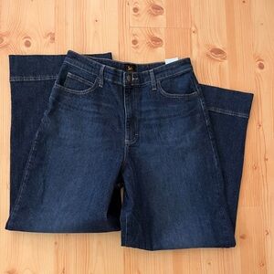 Women’s Lee Wide Legs Blue Jeans Size 14 Short